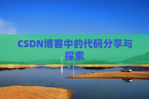 CSDN博客中的代码分享与探索